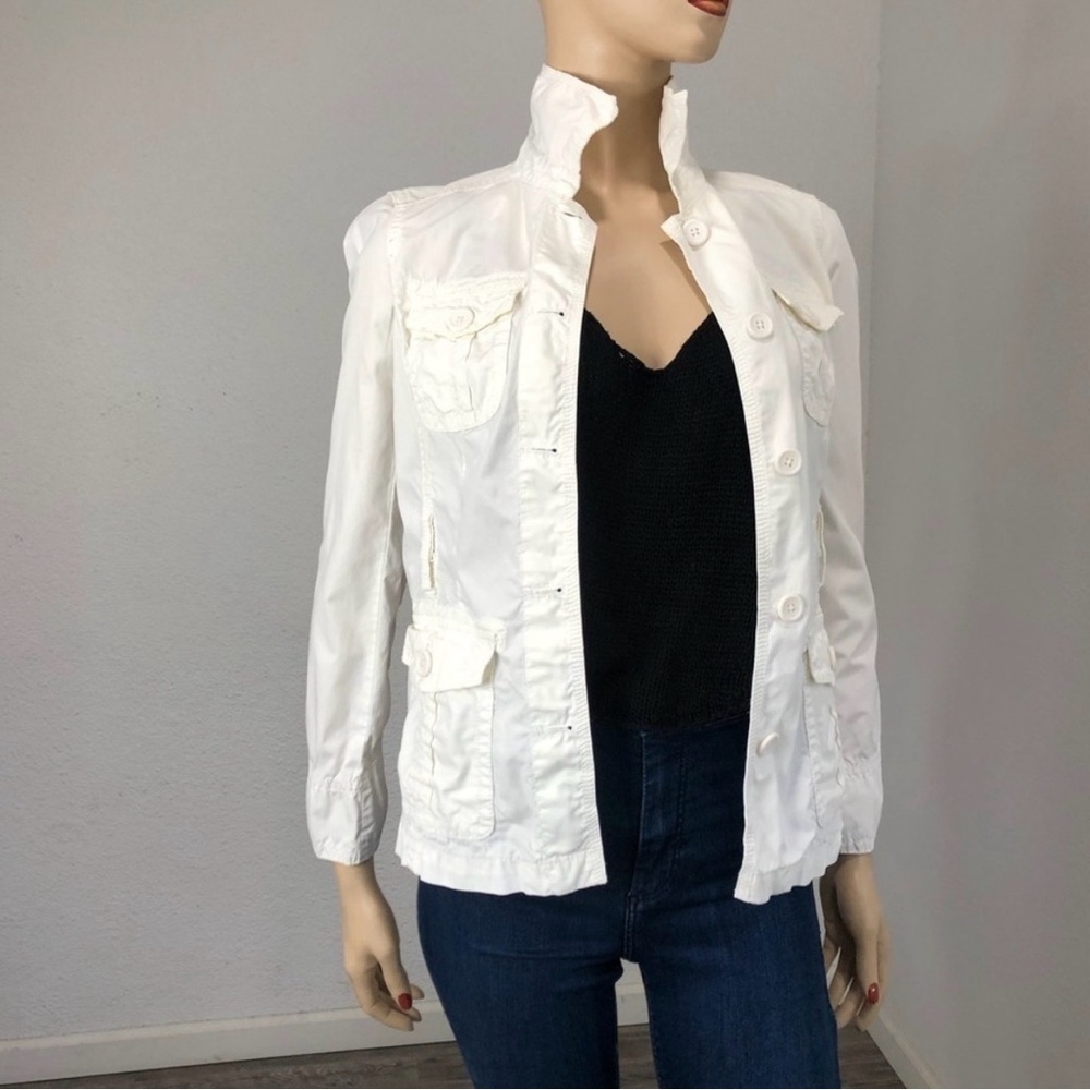 J. CREW twill CHINO weathered &broken-in jacket